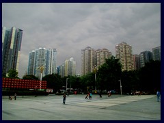 Liwan district, Western part of Central Guangzhou, seen from the entrance to Chen Clan Academy.